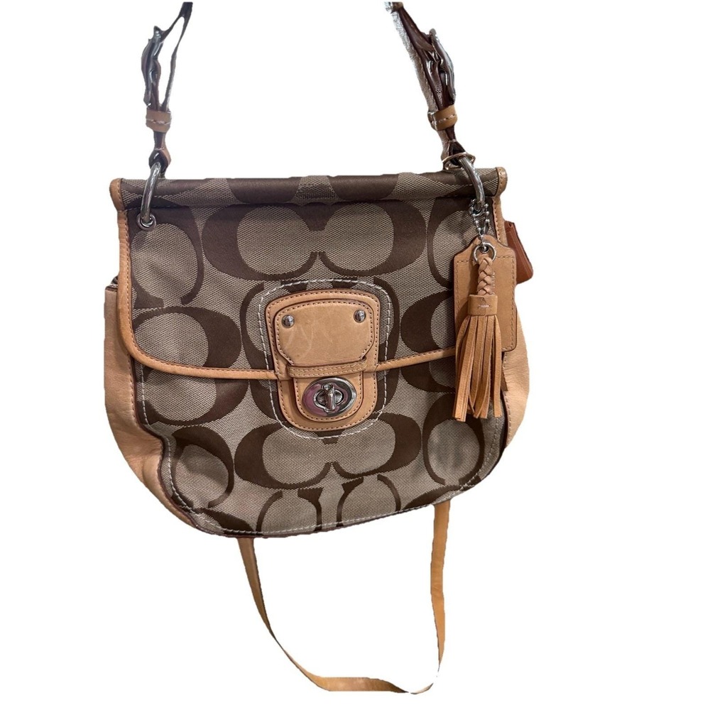 Coach Purse Willis 70th Anniversary Signature Crossbody Purse